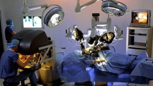 Unique surgery performed on a pregnant woman with the help of a robot