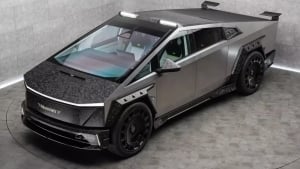 Mansory has started to upgrade the Tesla Cybertruck for the first time