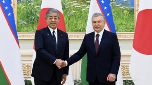 Mirziyoyev Yaponiya vaziri bilan hamkorlikni mustahkamladi