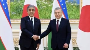 Mirziyoyev Yaponiya vaziri bilan hamkorlikni mustahkamladi