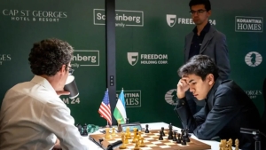 Javohir Sindarov continues to lead alone in the candidates tournament
