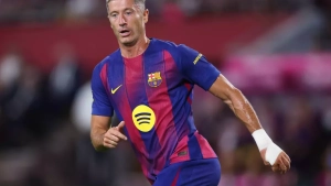 Lewandowski played 150 matches for Barcelona
