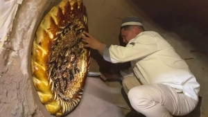 A 25-kilogram patty was prepared for the Navruz holiday in Namangan (photo)