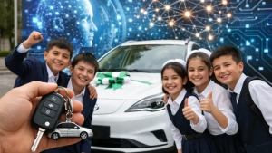 Sun’iy intellektda yetakchi maktablarga elektromobillar beriladi