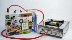 Indians have created a safe gas stove that works using water