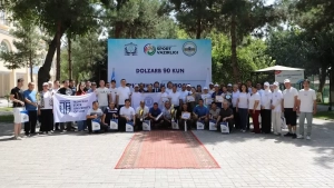 Higher education staff competed in a sports competition