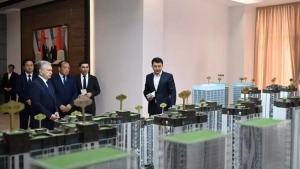 The metro will be extended to the Tashkent tractor factory.