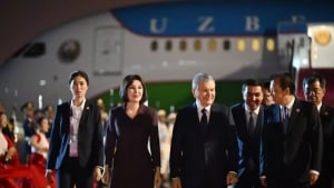 Mirziyoyev made an official visit to China