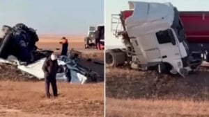 In Aktobe, a truck and a Gazelle collided, 12 dead