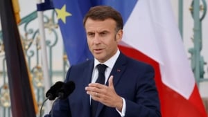 Makron 2025 yilda Falastinni tan olishni e’lon qildi