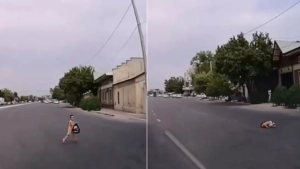 A child was injured while crossing the road without permission in Tashkent