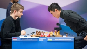 Shaxmat. Nufuzli turnirda Nodirbek Abdusattorov magʻlubiyatsiz seriya qayd etmoqda