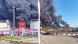 Tuapseda neftni qayta ishlash zavodi dronlar hujumiga uchradi