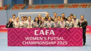The Uzbekistan women's futsal national team won the silver medal at the CAFA competition
