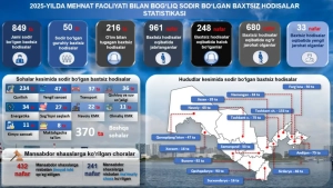 2025-yilda ish joylarida 248 kishi halok bo‘ldi