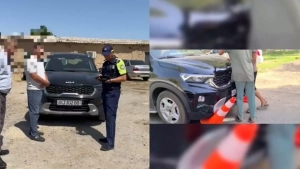 Nurobodda yo‘l qoidasini buzgan haydovchiga jarima qo‘yildi