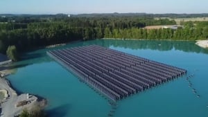 Germaniyada suv ustida quyosh elektr stansiyasi ishga tushdi