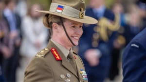 Susan Coyne became the first female commander in the history of the Australian Army