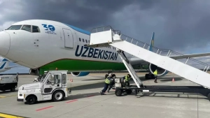 International flight schedule from Tashkent airport on July 25