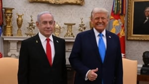 Trump announced a new peace agreement in the Middle East