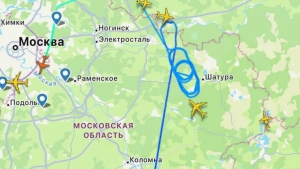 Самолет Путина вернулся в Москву из-за угрозы дронов