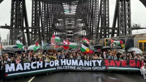 Sidneydagi namoyishda G‘azoga yordam so‘raldi