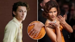 What preparations are Zendaya and Tom Holland making for the wedding?