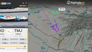 Moskvadan Termizga uchgan samolyot chang bo'roni sabab Samarqandga qo'ndi