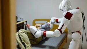 A robot that cares for the elderly has been created in Japan