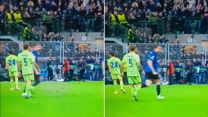 The actions of Barcelona defender Inigo Martinez sparked controversy: the player defended himself