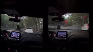 В Самарканде водитель, нарушивший правила светофора, подвергся жесткой критике