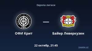 OFI Krit va Bayer Leverkuzen Yevropa ligasida duch keladi