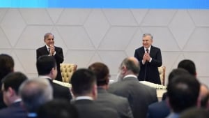 The President of Uzbekistan and the Prime Minister of Pakistan participated in a joint business forum