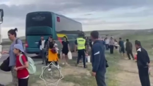 Qozog‘istonda avtobus yondi — orasida 5 o‘zbekistonlik fuqaro ham bo‘lgan