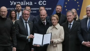 The European Union allocated 1 billion euros from Russia's frozen assets for Ukraine