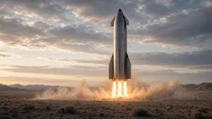SpaceX Starship raketasini start minorasi yordamida tutib olmoqda