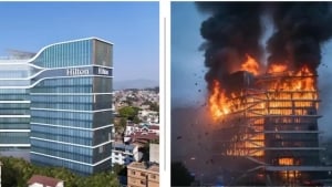 Katmanduda Hilton mehmonxonasi isyonchilar tomonidan yoqildi