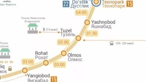 Metro halqaviy yo‘nalishda poyezdlar to‘xtaydi