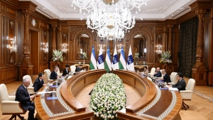 Shavkat Mirziyoyev Samarqandda Osiyo taraqqiyot banki prezidentini qabul qildi
