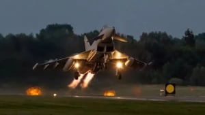 British Typhoon aircraft protect Polish airspace