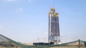 Строительство Jeddah Tower в Саудовской Аравии достигло сотого этажа