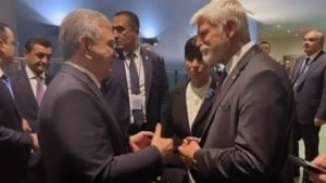Mirziyoyev va Pavel bilan ilk yuzma-yuz uchrashuv
