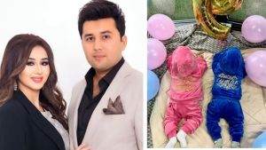 Layli and Majnun twins are 9 months old