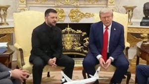 Tramp va Zelenskiy Oq uyda tinchlik muzokarasi o‘tkazdi