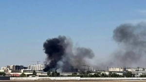 На мирабаде быстро ликвидировали сухое травяное пламя