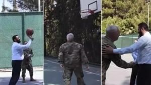 Suriya prezidenti AQSh admirallari bilan basketbol o‘ynadi