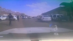 In Andijan, a Spark car hit a traffic police officer