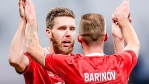 Russia national team defeated Bolivia 3:0