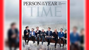 Time magazine dedicated "Person of the Year" to artificial intelligence