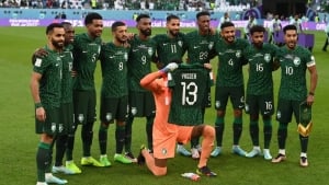 Saudi Arabia participates in the World Cup